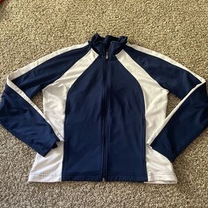 Athletic Works Women's Navy and White Jacket